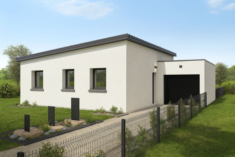 Terrain + Maison neuve de 75&nbsp;m² à Torcé
