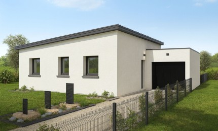 Terrain + Maison neuve de 75&nbsp;m² à Torcé