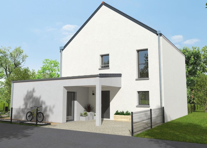 Terrain + Maison neuve de 127&nbsp;m² à Saint-Jean-de-Linières