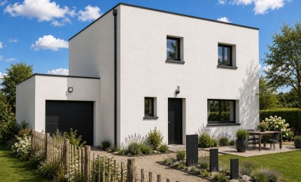 Terrain + Maison neuve de 105&nbsp;m² à Fougères