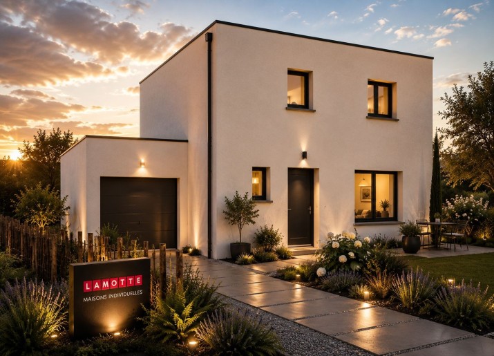 Terrain + Maison neuve de 105&nbsp;m² à Fougères