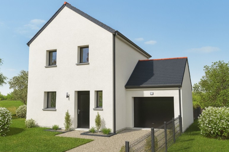 Terrain + Maison neuve de 95&nbsp;m² à Fougères