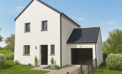Terrain + Maison neuve de 95&nbsp;m² à Fougères