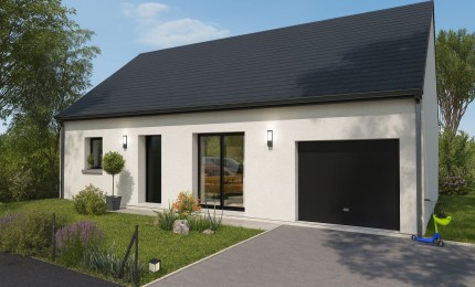 Terrain + Maison neuve de 75&nbsp;m² à Cornillé