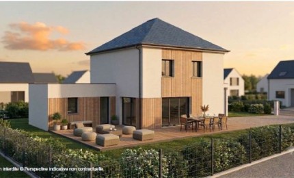 Terrain + Maison neuve de 141&nbsp;m² à Rennes