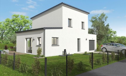 Terrain + Maison neuve de 97&nbsp;m² à Pleumeleuc