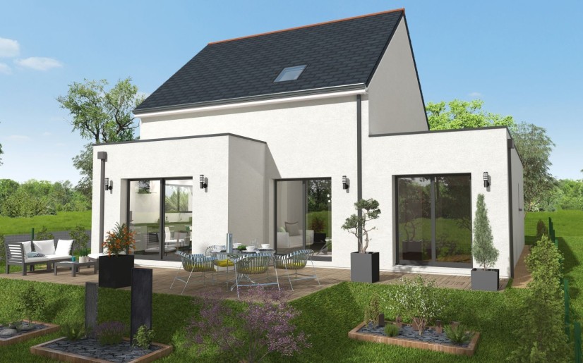 Terrain + Maison neuve de 100&nbsp;m² à Bruz
