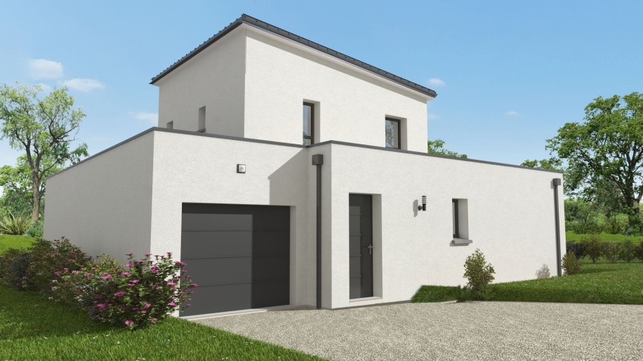 Terrain + Maison neuve de 104&nbsp;m² à Mordelles