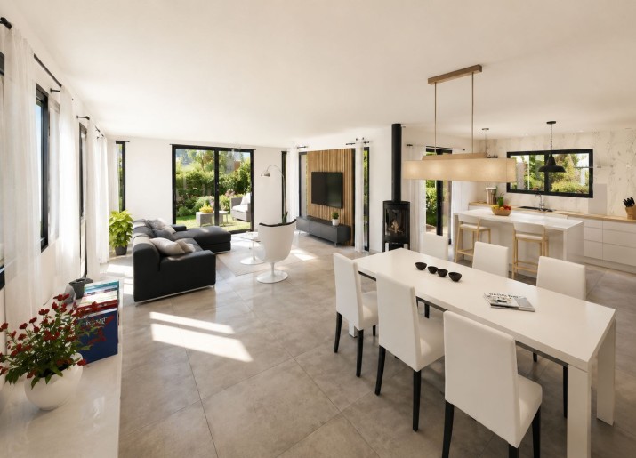 Terrain + Maison neuve de 141&nbsp;m² à Saint-Grégoire