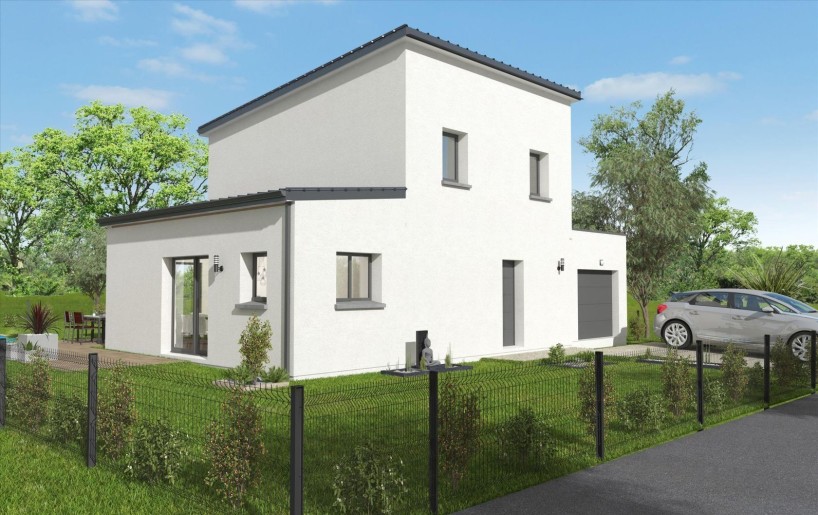 Terrain + Maison neuve de 97&nbsp;m² à Montfort-sur-Meu