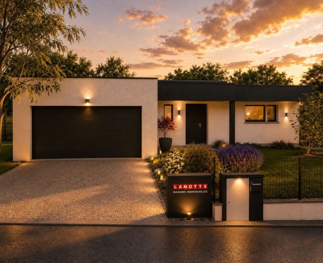 Terrain + Maison neuve de 187&nbsp;m² à Rennes