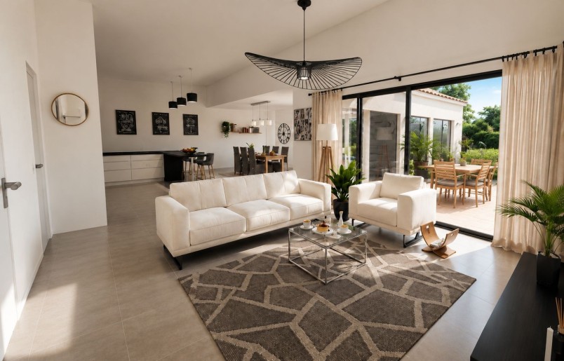 Terrain + Maison neuve de 187&nbsp;m² à Rennes