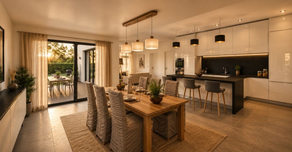Terrain + Maison neuve de 187&nbsp;m² à Rennes