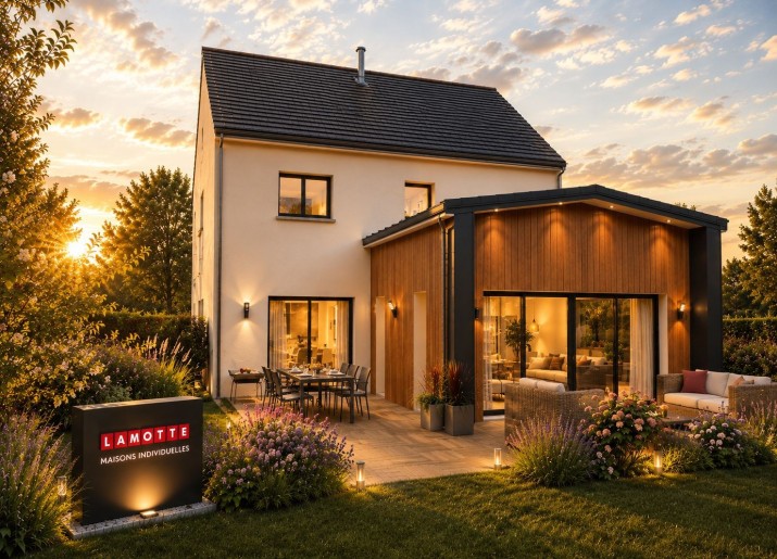 Terrain + Maison neuve de 141&nbsp;m² à Saint-Grégoire