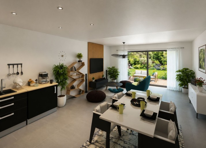 Terrain + Maison neuve de 125&nbsp;m² à Bain-de-Bretagne
