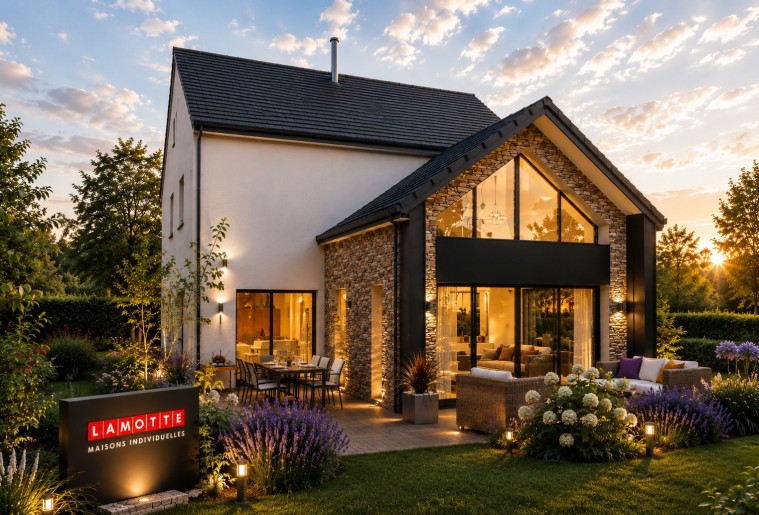 Terrain + Maison neuve de 146&nbsp;m² à Domloup