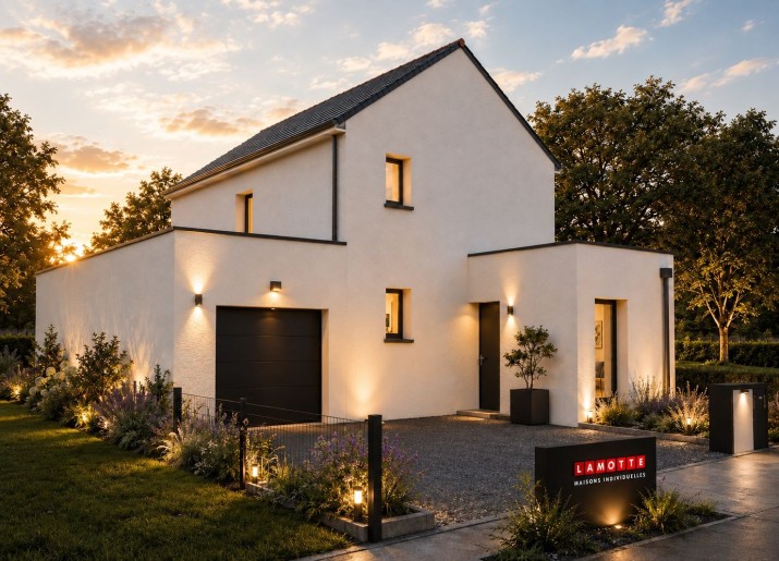 Terrain + Maison neuve de 133&nbsp;m² à Cintré