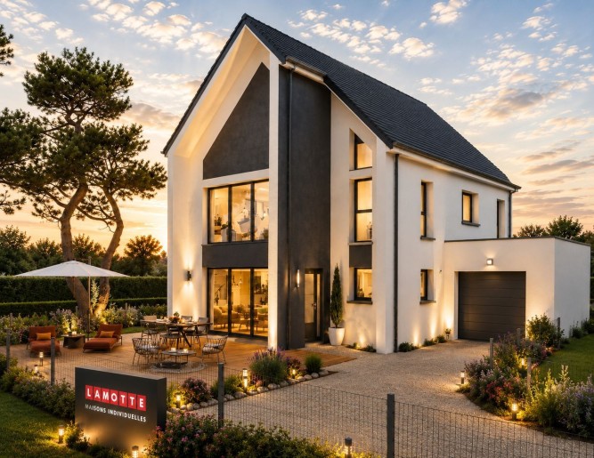 Terrain + Maison neuve de 126&nbsp;m² à Saint-Sauveur-des-Landes