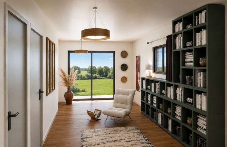 Terrain + Maison neuve de 126&nbsp;m² à Saint-Sauveur-des-Landes