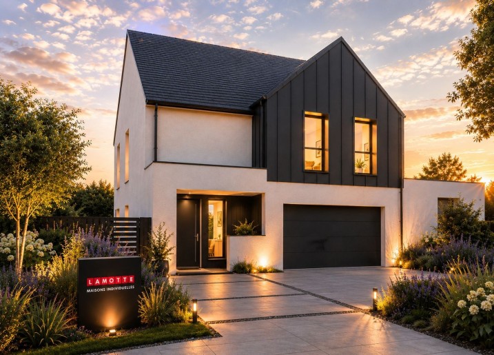 Terrain + Maison neuve de 182&nbsp;m² à Saint-Aubin-du-Cormier