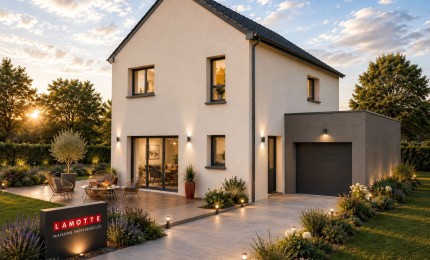 Terrain + Maison neuve de 134&nbsp;m² à Montgermont