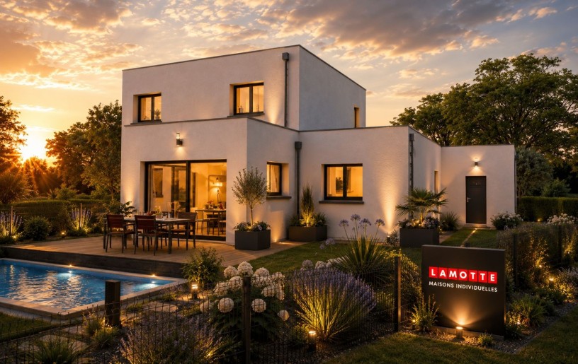 Terrain + Maison neuve de 131&nbsp;m² à Melesse