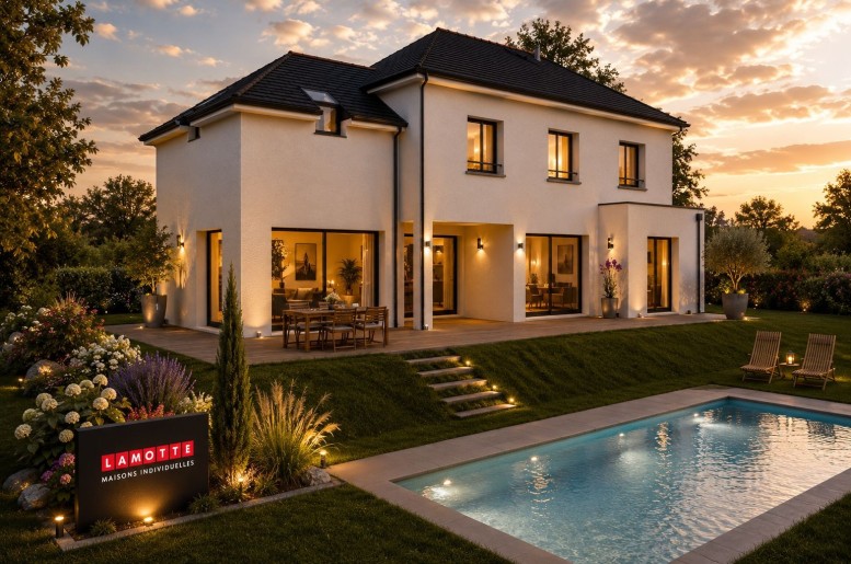 Terrain + Maison neuve de 126&nbsp;m² à Cintré