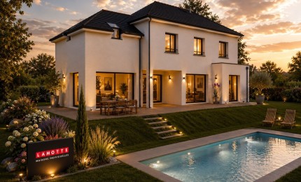 Terrain + Maison neuve de 126&nbsp;m² à Cintré