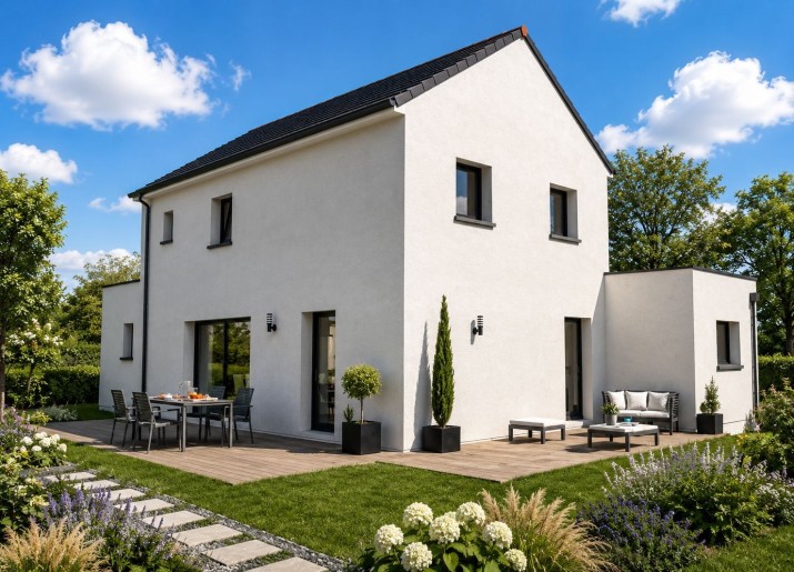 Terrain + Maison neuve de 133&nbsp;m² à Tinténiac