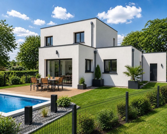 Terrain + Maison neuve de 131&nbsp;m² à Chavagne