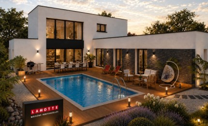 Terrain + Maison neuve de 218&nbsp;m² à Lohéac