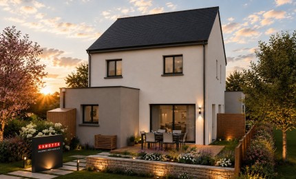 Terrain + Maison neuve de 110&nbsp;m² à Goven