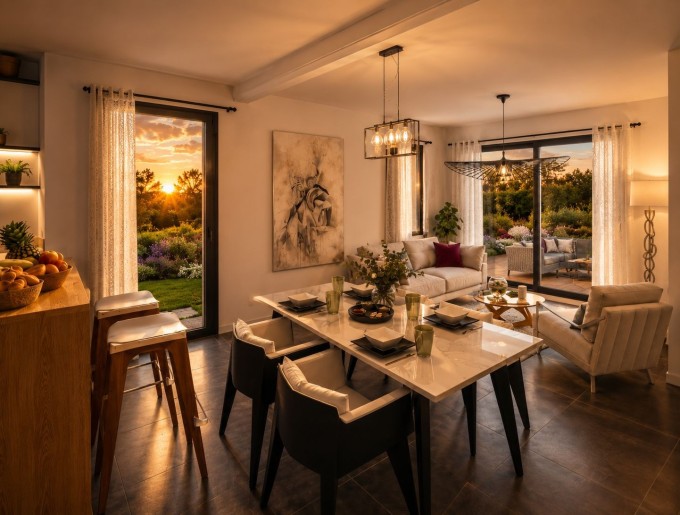 Terrain + Maison neuve de 110&nbsp;m² à Chavagne