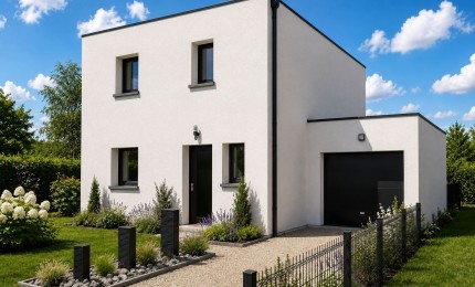 Terrain + Maison neuve de 95&nbsp;m² à Crevin