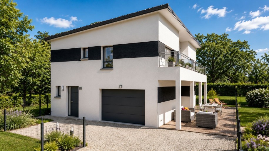 Terrain + Maison neuve de 184&nbsp;m² à Laillé