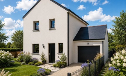Terrain + Maison neuve de 85&nbsp;m² à Châteaubourg
