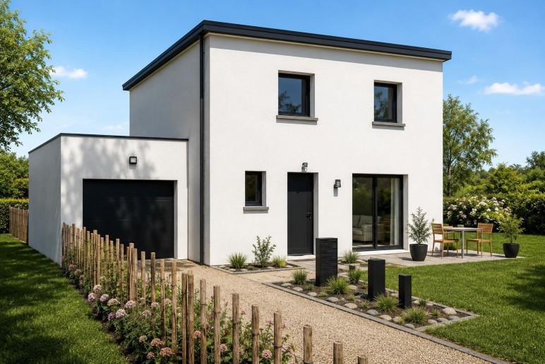 Terrain + Maison neuve de 85&nbsp;m² à Langan