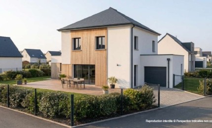 Terrain + Maison neuve de 138&nbsp;m² à Montgermont