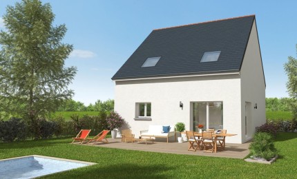 Terrain + Maison neuve de 88&nbsp;m² à Domagné