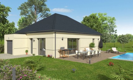 Terrain + Maison neuve de 75 m² à Saint-Thurial