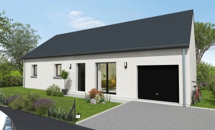 Terrain + Maison neuve de 95 m² à Fougères