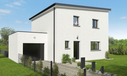 Terrain + Maison neuve de 105 m² à Saint-Aubin-du-Cormier