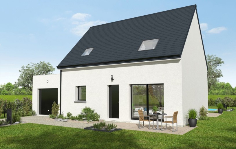 Terrain + Maison neuve de 105 m² à Saint-Aubin-du-Cormier