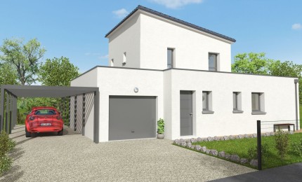 Terrain + Maison neuve de 92 m² à Laillé