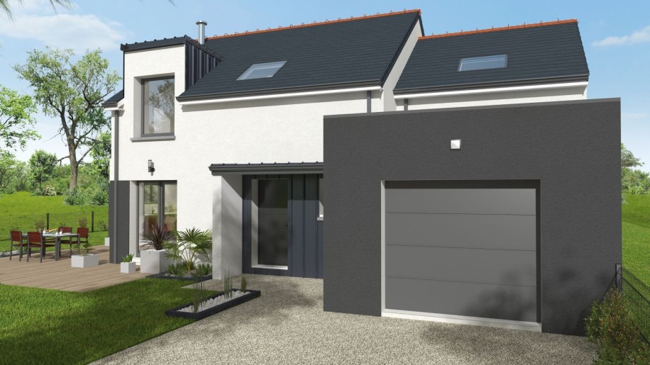 Terrain + Maison neuve de 118 m² à Montreuil-sur-Ille