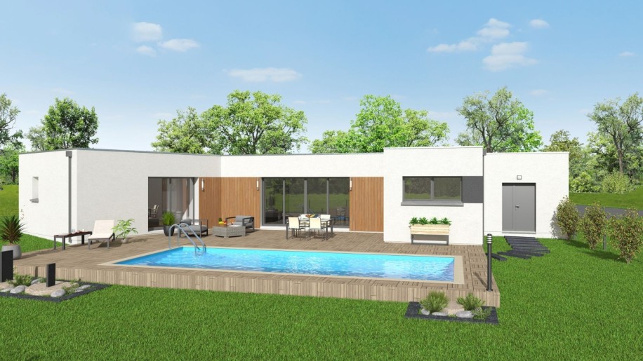 Terrain + Maison neuve de 118 m² à Gosné