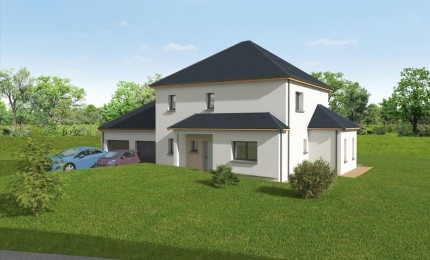 Terrain + Maison neuve de 134 m² à Guignen