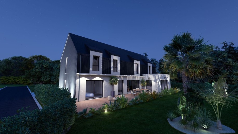 Terrain + Maison neuve de 142 m² à Merdrignac