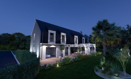 Terrain + Maison neuve de 142 m² à Merdrignac