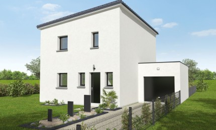 Terrain + Maison neuve de 105 m² à Merdrignac